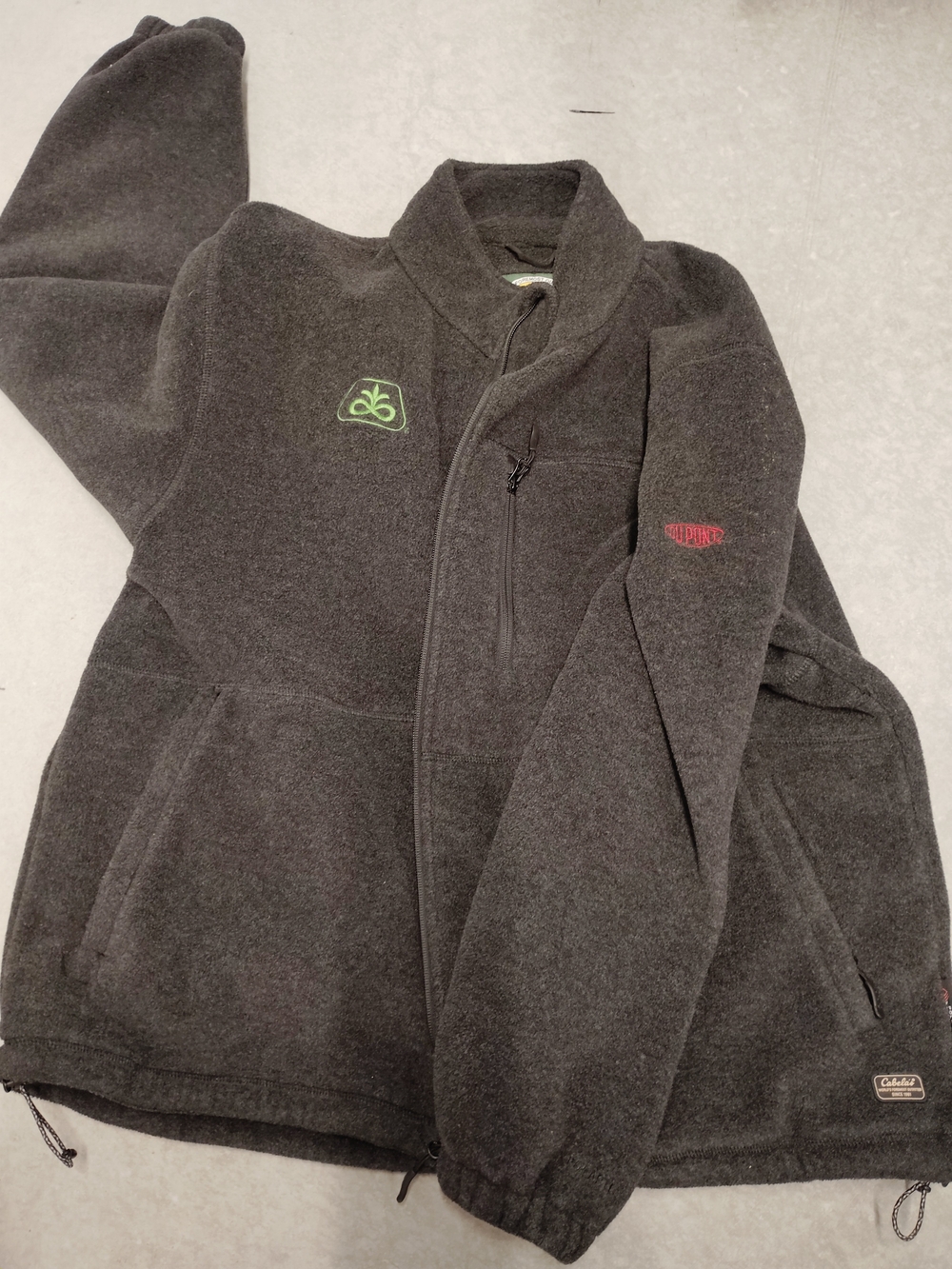 2XL Cabela's Charcoal Fleece Jacket.
